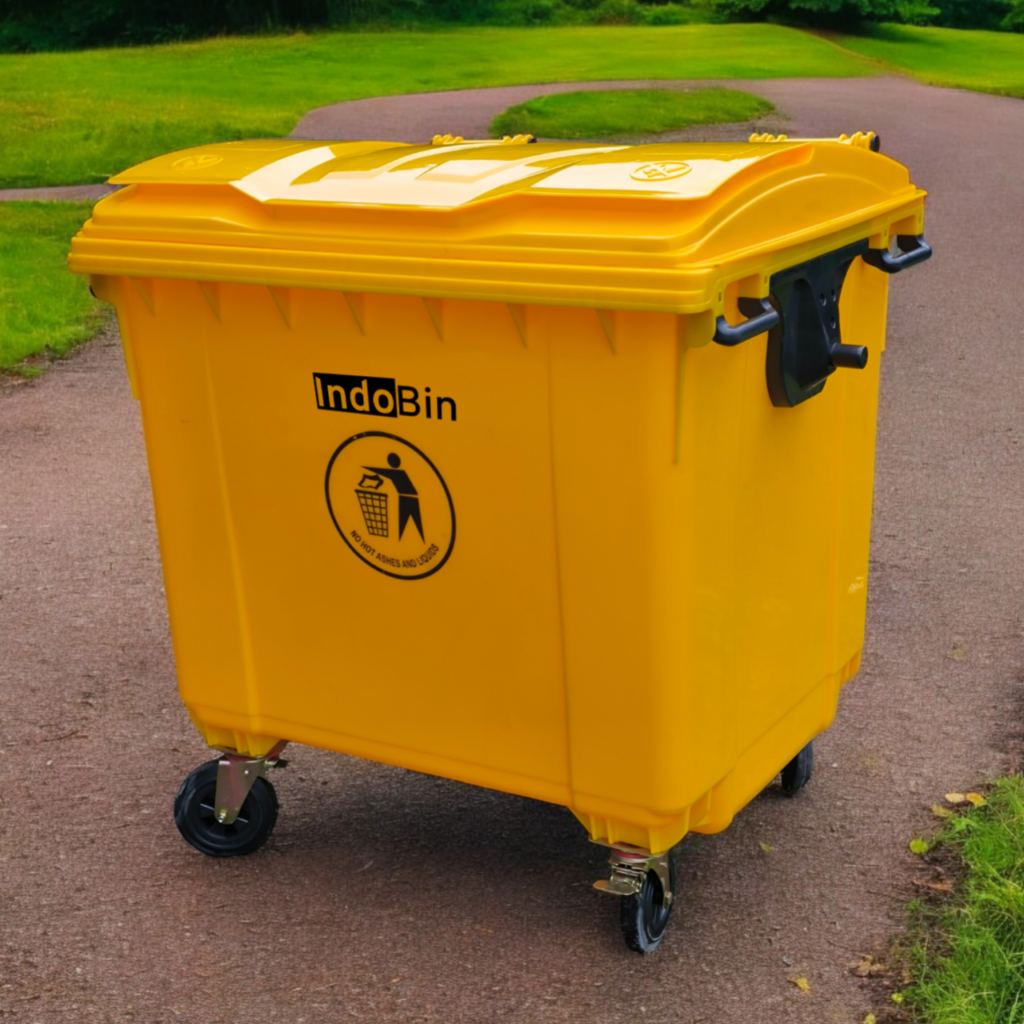 Indobin Tempat sampah besar 1100 liter - Mega Fiberglass
